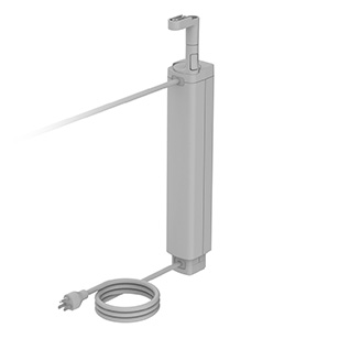 Neat Up, Height-Adjustable Cable Management , Power Only, Grey