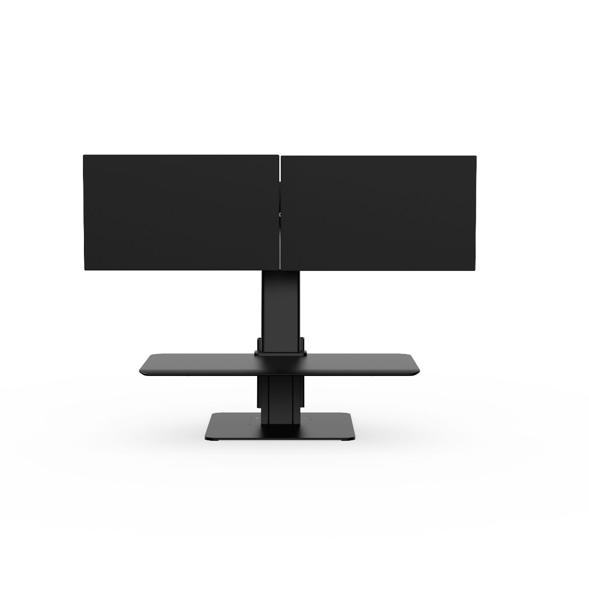 QuickStand Eco, Dual Monitor, Black, Small MDF Platform Picture 2
