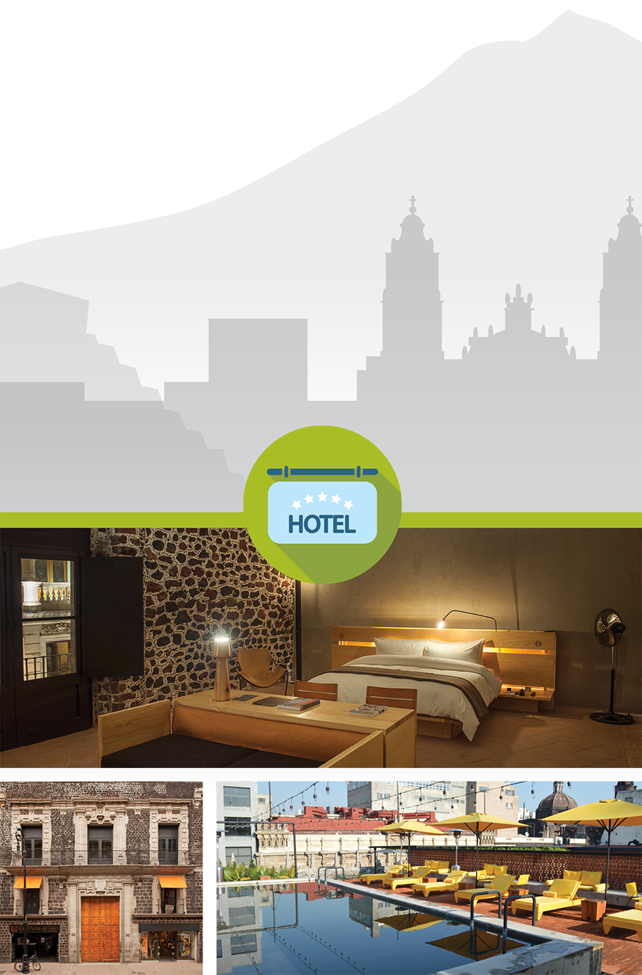 Downtown Mexico and Downtown Beds 