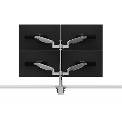 M/Flex M2 Pro Quad Monitor Arm, Stacked (Two Over Two), Dynamic Links with Slider, 24