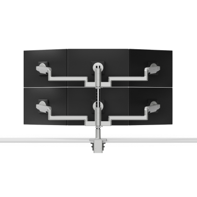 M/Flex M2 Pro Six Monitor Arms, Stacked (Three Over Three), 12