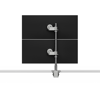 M/Flex M8 Pro Dual Monitor Arm, Stacked (One over One), No Links, 30