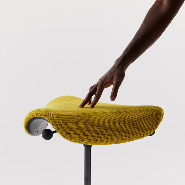 Freedom Saddle stool, representing Partner Portal