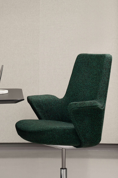 Humanscale Meeting Collection office chairs arranged in modern conference room